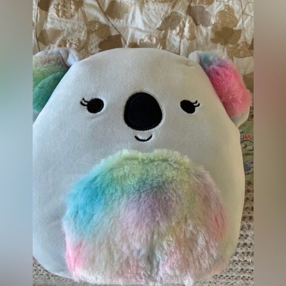 Squishmallow ‘MAURA’ RARE COLLECTABLE Koala Bear Tie Dye SQUISHMALLOW ☆NWT☆ 8" - Picture 7 of 8
